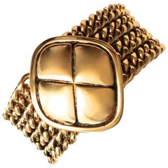 Vintage Chanel Gold Tone Bracelet