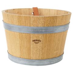HERMES Groom Stable Bucket Oak Leather Handle