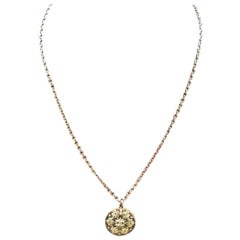 Chanel Lucite Snowflake Necklace