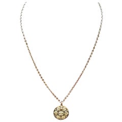 Chanel Lucite Snowflake Necklace