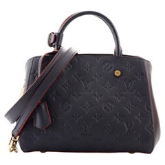 Louis Vuitton Montaigne Handtasche mit Monogramm Empreinte Leder BB