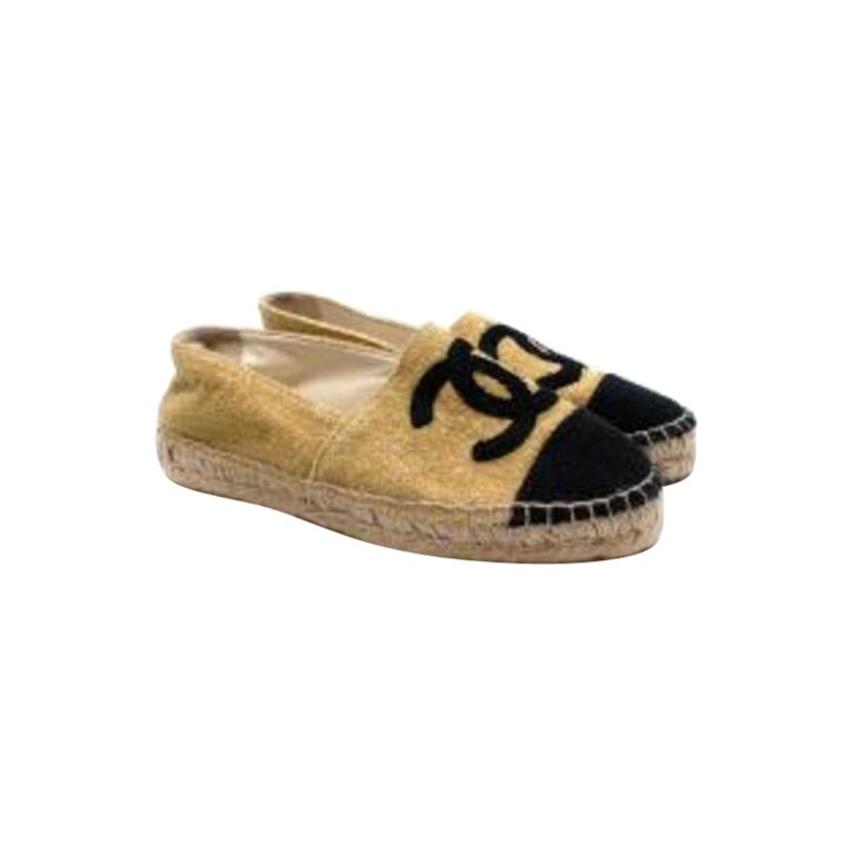 CHANEL 26S ESPADRILLE LOAFERS IN BLACK CALFSKIN WITH ROPE SOLE main image 0