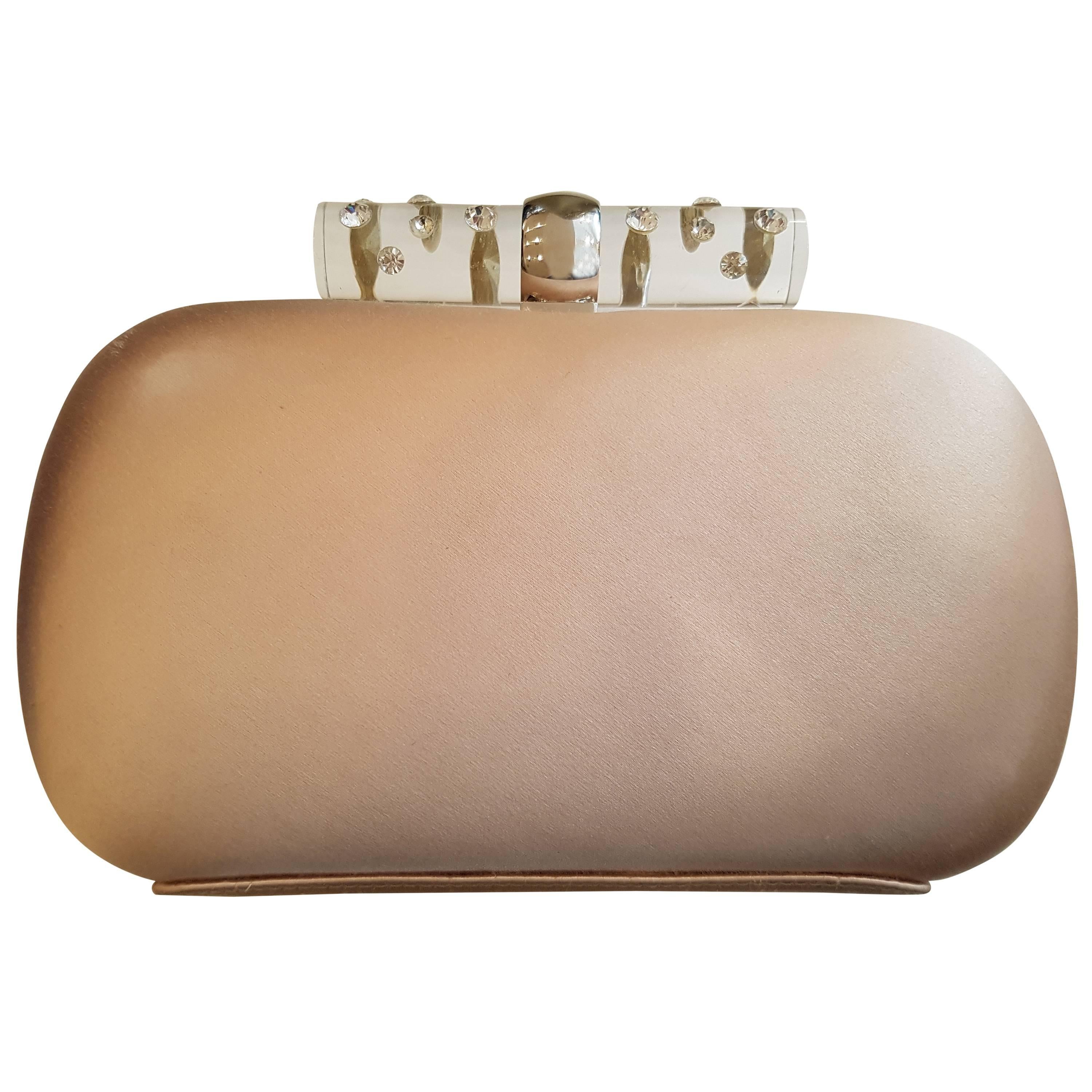 1980s Robo Nude tone clutch