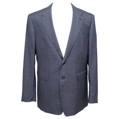 BURBERRY LONDON Men's Wool Blazer Jacket Blue Sz 54R