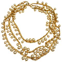 Trifari Multistrand Pearl Necklace