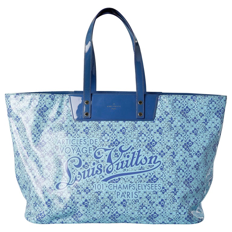 Blue shopping bag "Cosmic Blue "  Louis Vuitton & Murakami Limited Edition  For Sale