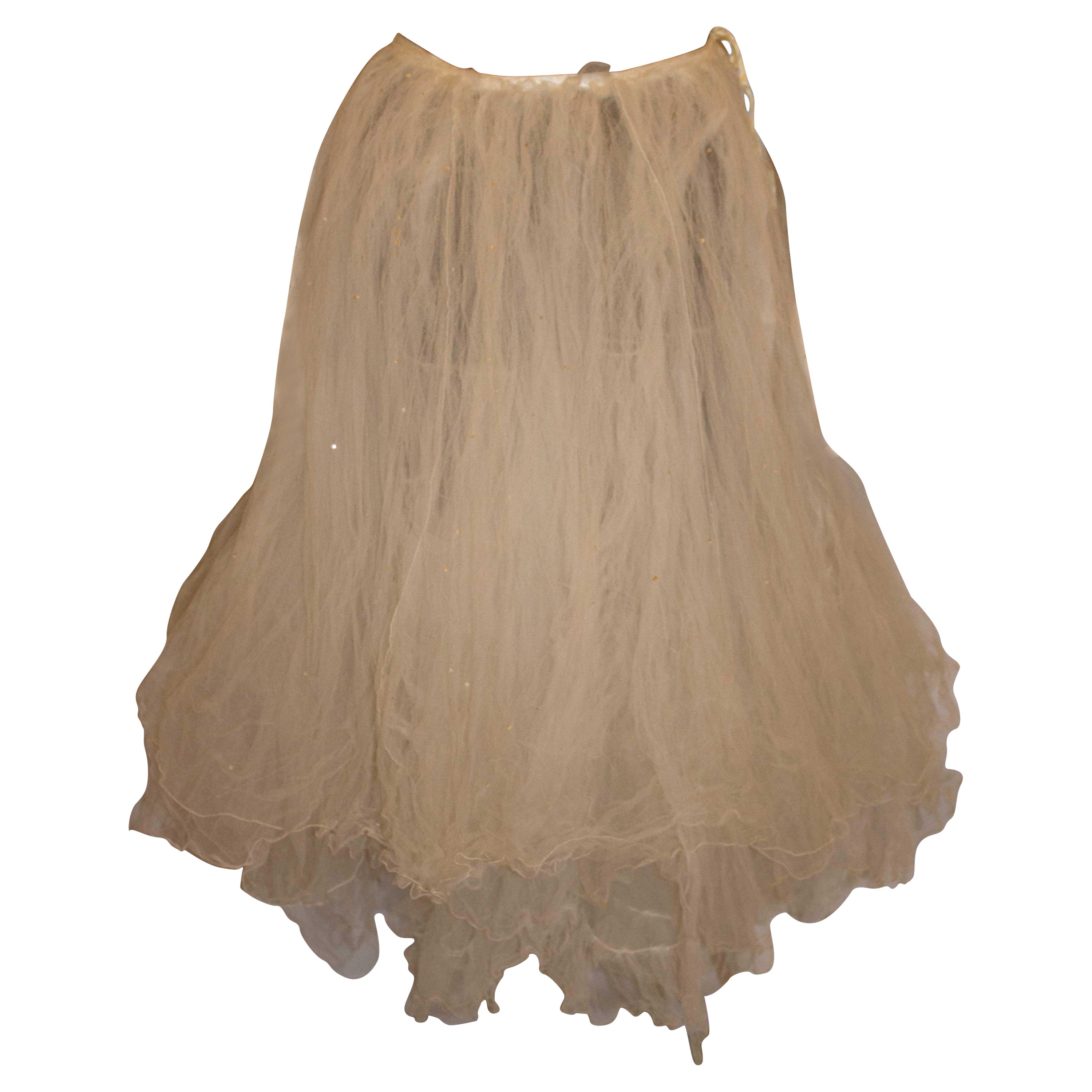 Vintage Emmanuel Net Skirt For Sale