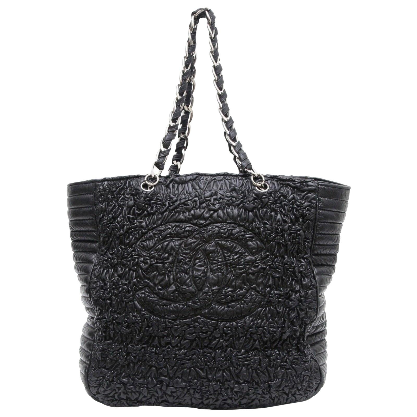 CHANEL Jumbo Size Caviar Leather Vintage Single Flap Handbag at 1stDibs