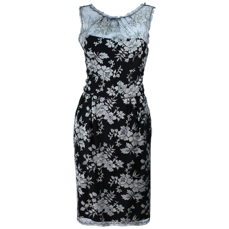 silver lace cocktail dress