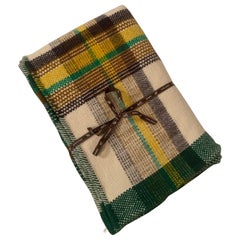 Hermes Hand Made Documented Tartan Plaid Cashmere Blanket or Throw