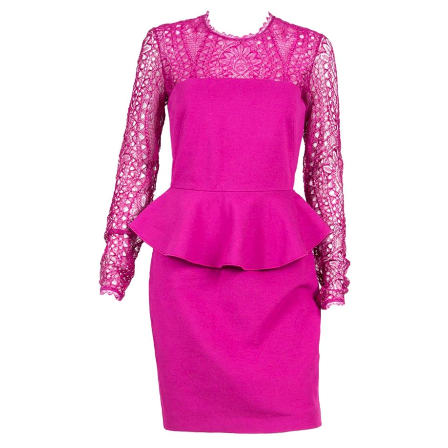 Emilio Pucci Pink Peplum Dress For Sale