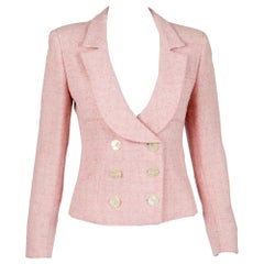 Vintage Valentino Pink Tweed Jacket 