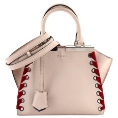 Fendi 3Jours Bag Leather with Ribbon Whipstitch Mini