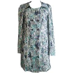 Rochas Lace Overlay Long Evening Coat 36