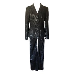 1990's Vintage Moschino Jean pants suit