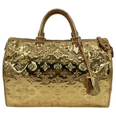 Louis Vuitton Trunk Speedy Monogram Tuffetage Canvas at 1stDibs