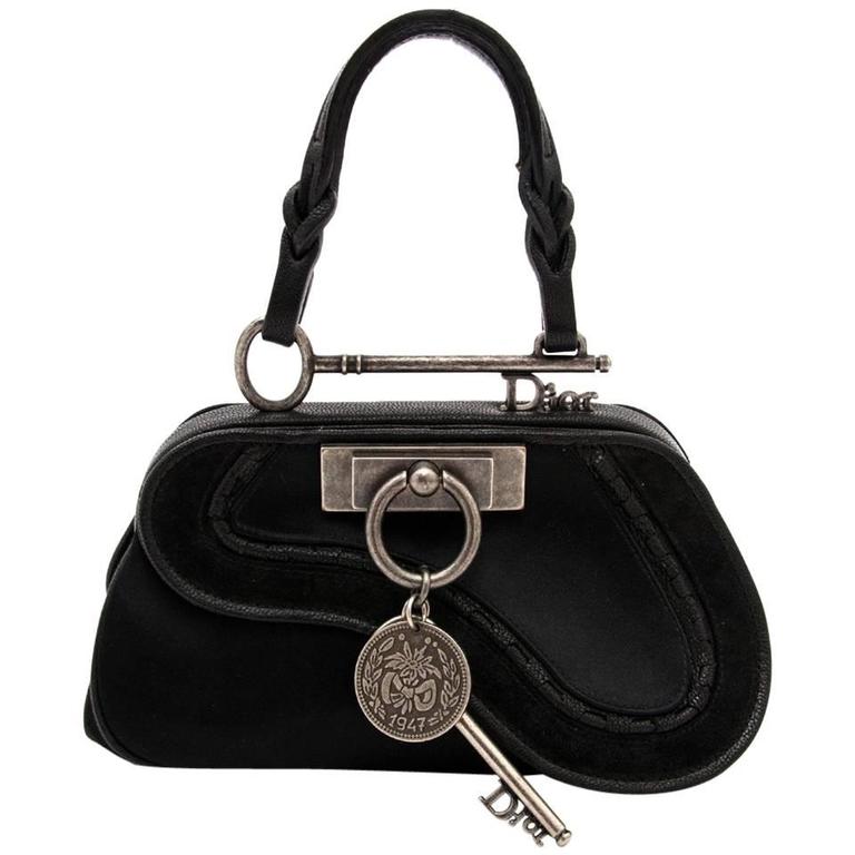 Christian Dior Limited Mini Key Gaucho Saddle Bag at 1stDibs | dior  handbag, dior key handbag, small dior key bag