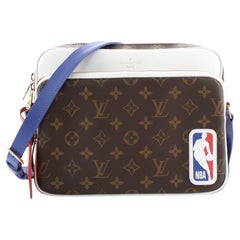 LOUIS VUITTON x NBA Studio Messenger Monogram Shoulder Bag 2021 Black  M58498