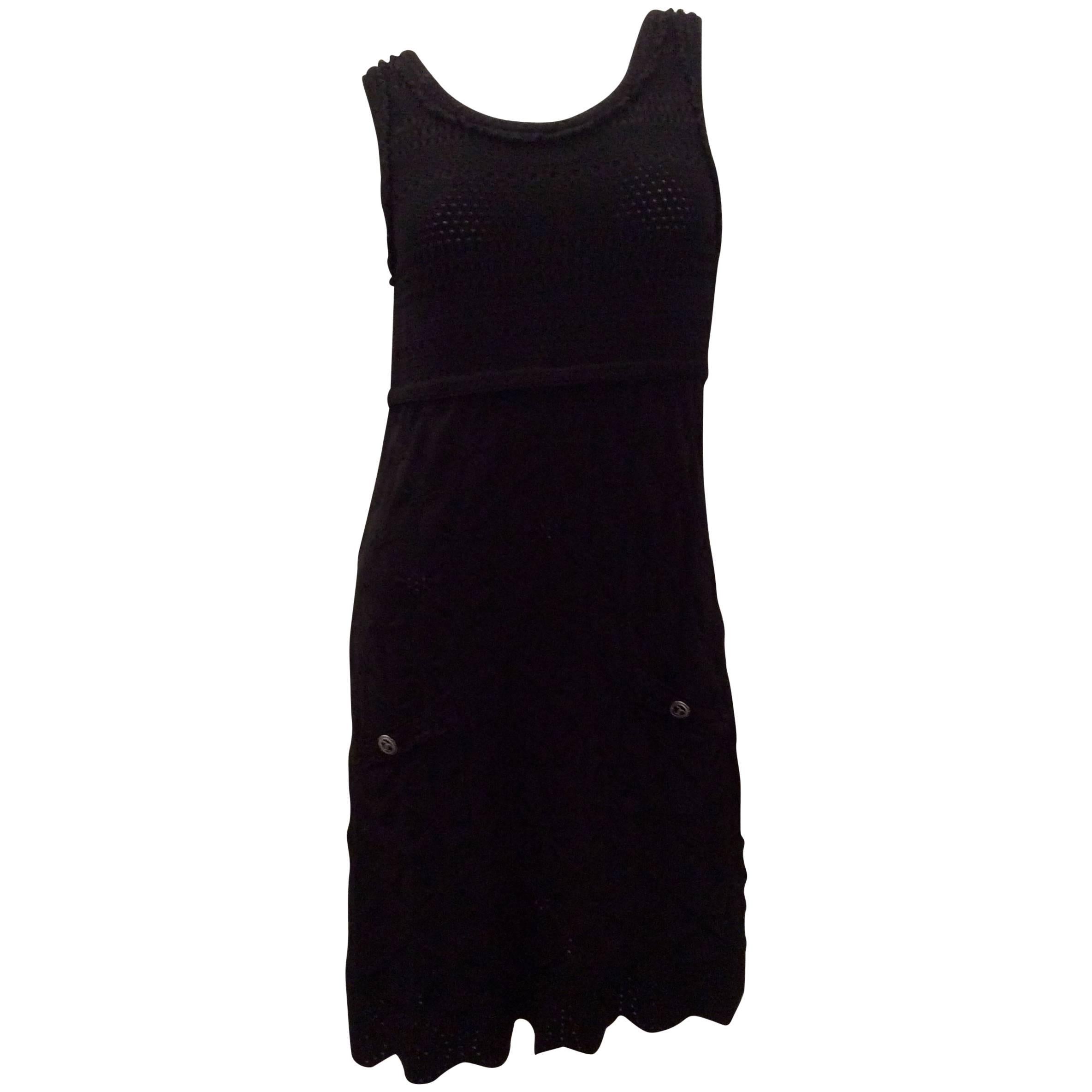 Chanel Black Dress - Size 40  For Sale