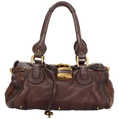 Chloe Brown Leather Paddington Bag GHW