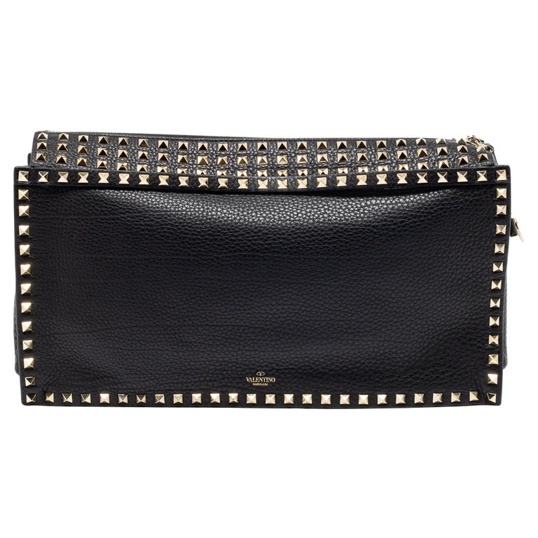 Clutch portafoglio con catena 'Rockstud'