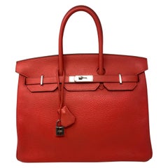 Hermes Birkin 35 Rose Jaipur Bag