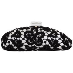 Chanel Limited Edition Large Lace & Lucite Clutch