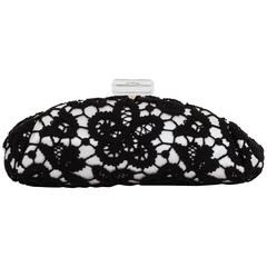 Chanel Limited Edition Large Lace & Lucite Clutch 7