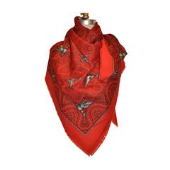 "Flying Geese" Fringed Scarf 5