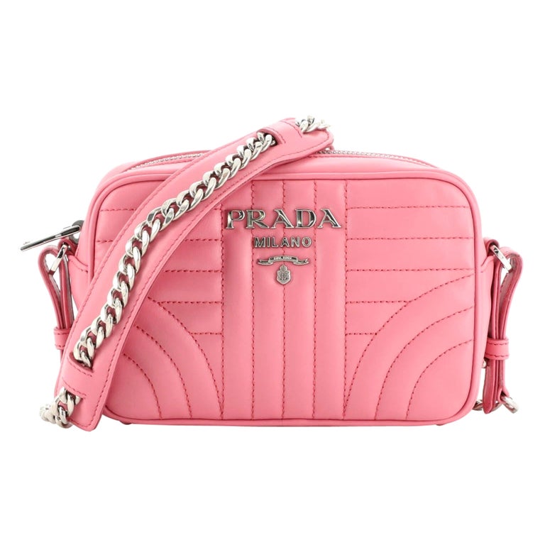 Prada Camera Bag Diagramme Quilted Leather Mini For Sale at 1stDibs