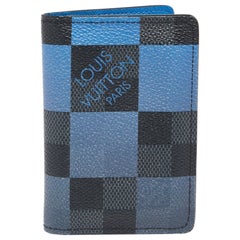 Blauer Damier Graphit Riesiger Segeltuch-Taschen Organiser von Louis Vuitton