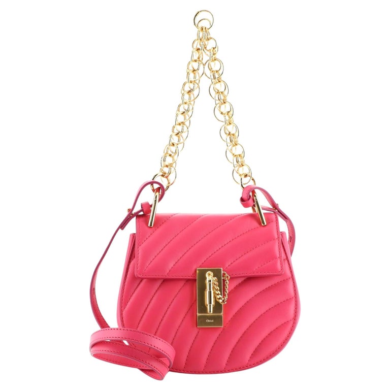 Chloe Drew Bijou Crossbody Bag Quilted Leather Mini For Sale at 1stDibs