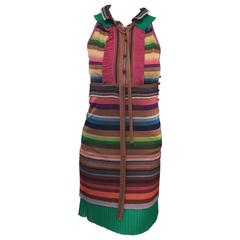 Vintage Marvelous New Missoni Short Sleeve Day Dress with Wrap