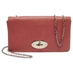 Mulberry Brown Leather Bayswater Chain Clutch