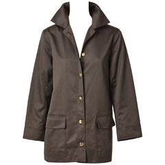 Vintage Yves Saint Laurent Charcoal Grey Jacket