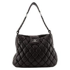 Chanel Bubble Hobo Quilted Lambskin Large