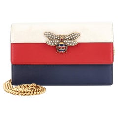 Gucci Queen Margaret Chain Wallet Leather Mini