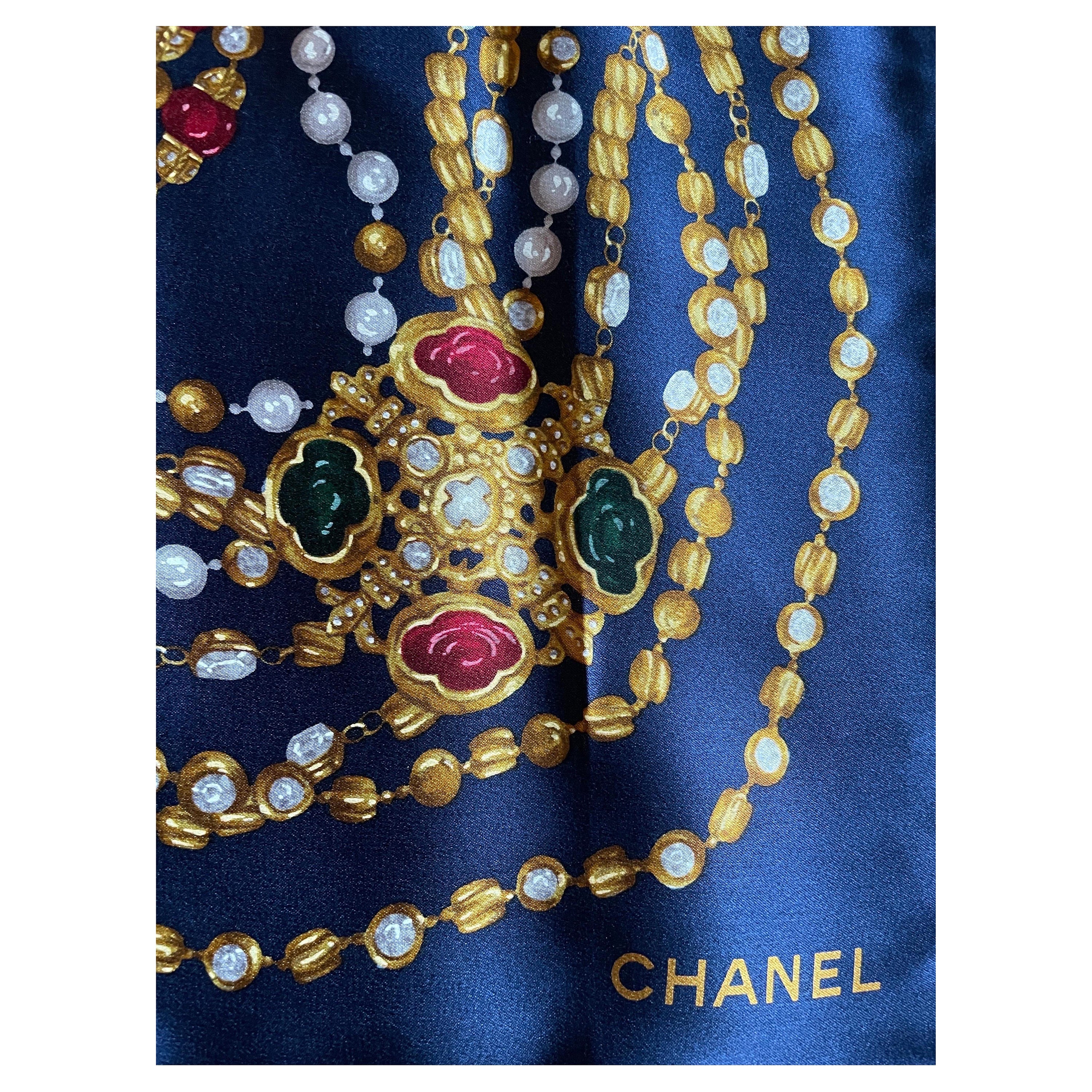 Merci darling  Chanel Vintage Scarf 2000 Check out my product  httpswwwmercidarlingcomproductpagechanelscarf1  Facebook