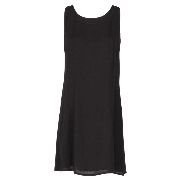 90s Karl Lagerfeld Vintage black sleeveless A-line dress For Sale at ...