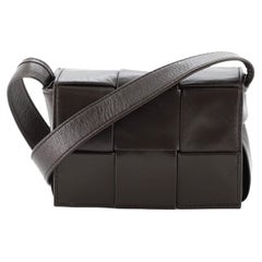 Bottega Veneta Cassette Crossbody Bag Maxi Intrecciato Leather Extra Mini