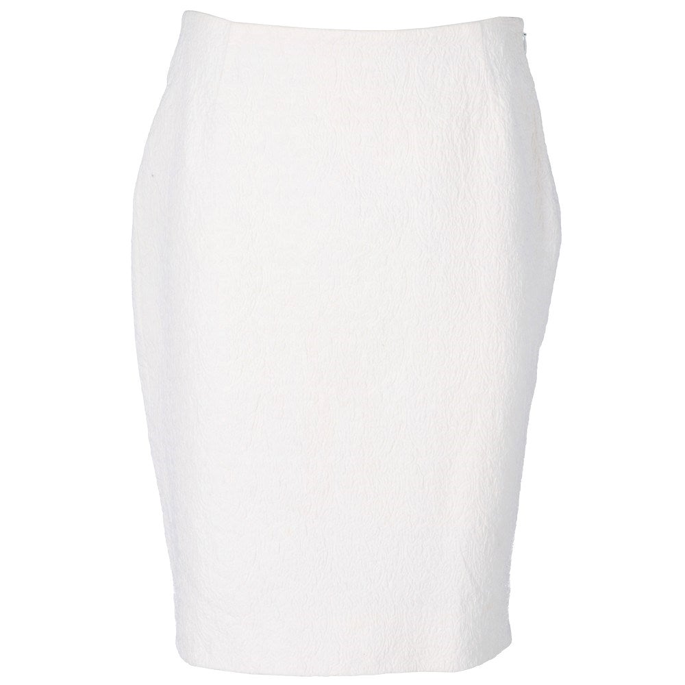 Balenciaga Floral Print High-waisted Neoprene Skirt For Sale at 1stDibs