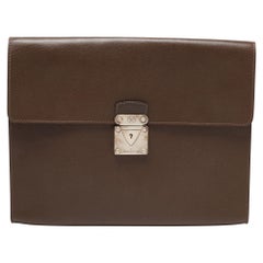 Louis Vuitton Brown Taiga Leather Minuto Portfolio Case