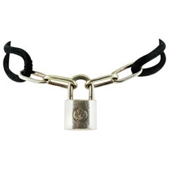 Louis Vuitton Silver Lockit Bracelet - For Sale on 1stDibs