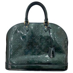 Louis Vuitton Louis Vuitton Alma GM Grüner Vernis