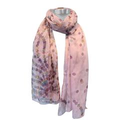 Hermes Pink Sheer Chiffon Silk Scarf 6