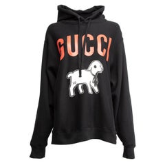 Pre-Loved Gucci Women's Hoodie with Lamb Motif