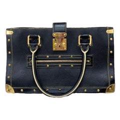 Louis Vuitton Suhali Le Fabuleaux Black Top Handle Bag 