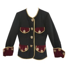 Giacca Moschino Couture in lana nera