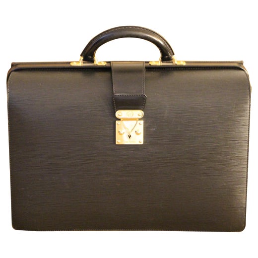 Louis Vuitton briefcase in Monogram canvas for pilot or doctor