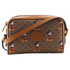 Gucci Disney Mickey Mouse Shoulder Bag Printed Mini GG Coated Canvas Mini